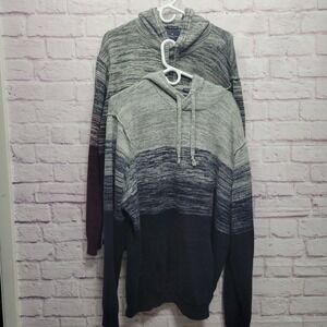 TWO American Eagle Seriously Soft Hoodie Sweaters Womens XXL Blue Burgundy *READ